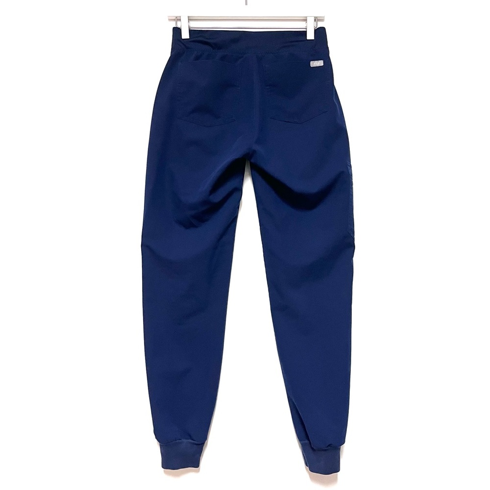 Figs Zamora Jogger Scrub Pants Core FIONX Navy Size XS Women’s Medical Uniform - Picture 3 of 12